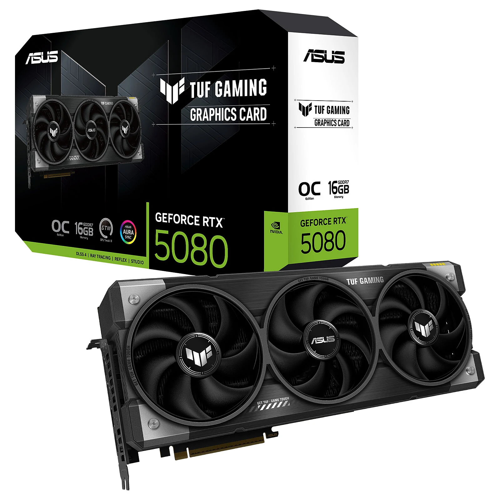 ASUS TUF Gaming GeForce RTX 5080 OC — 16 Go GDDR7